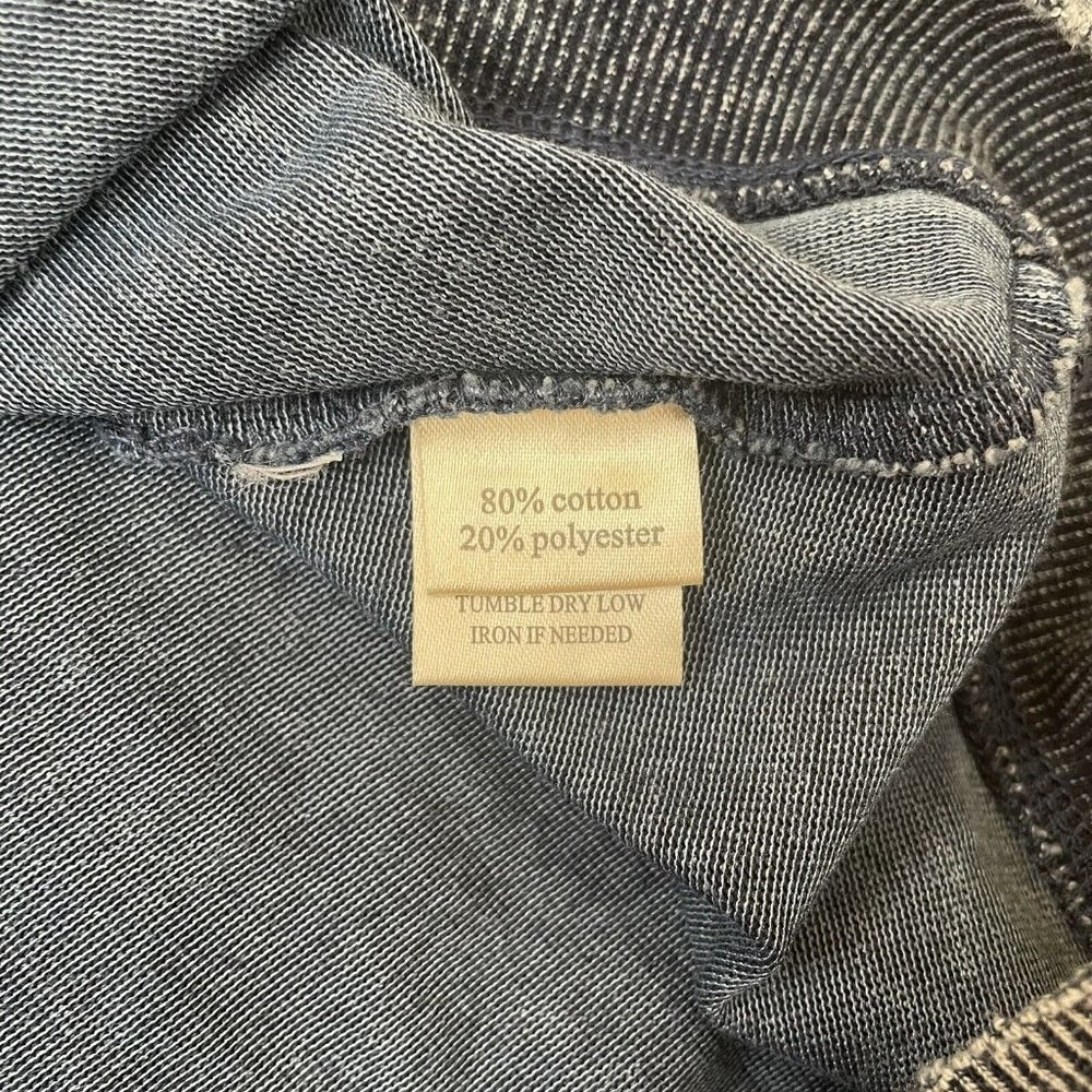 Dylan Sweatshirt Womens Small Blue Tie Back Pullover Sweater Boho 90s Y2K - Picture 3 of 8